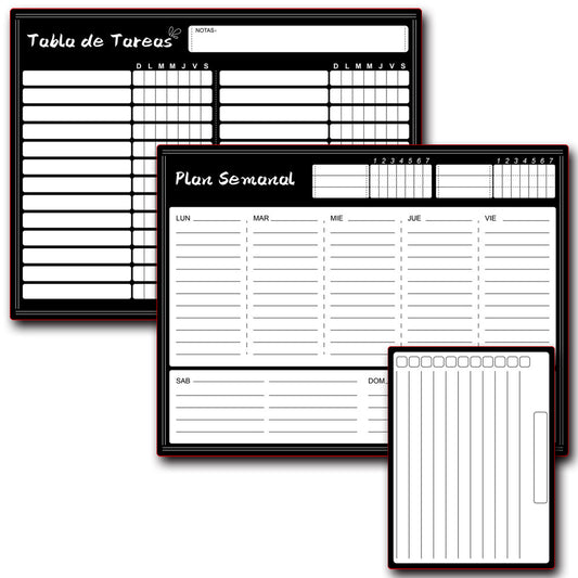 Calendar Magnetic White-board Wall Sticker, Learning Schedule Magnets Message Board