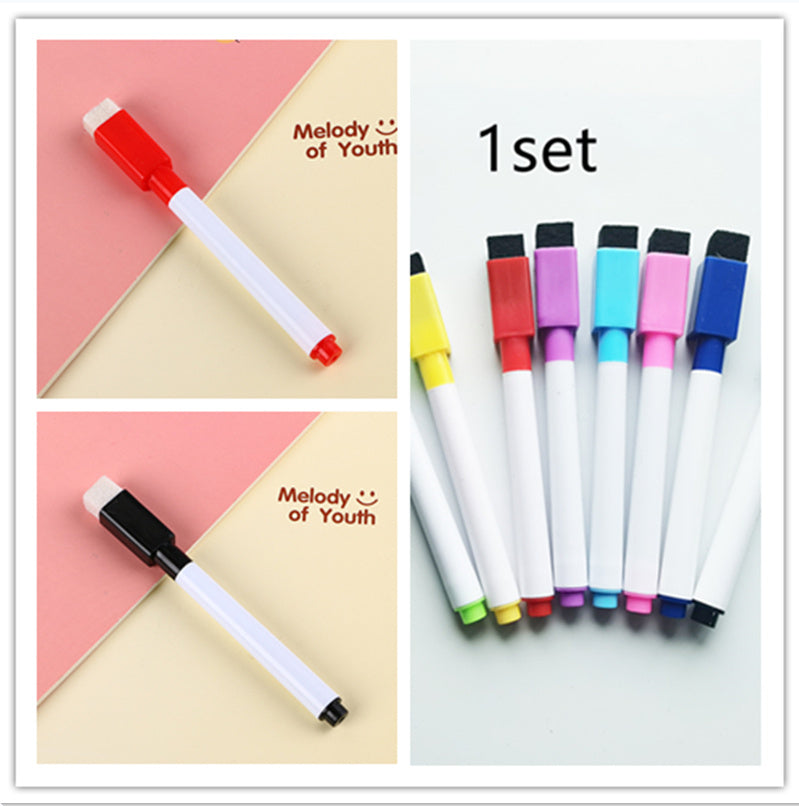 Whiteboard Marker Can Erase Children's Graffiti Environmental Protection 8-piece Set