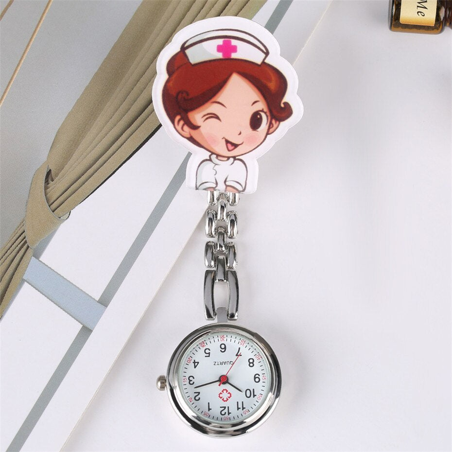 Pocket Watch – Cute Clip-On Timepiece for Medical Heroes