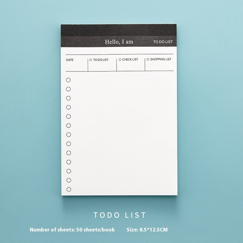 Portable Notepad Schedule Daily Planner