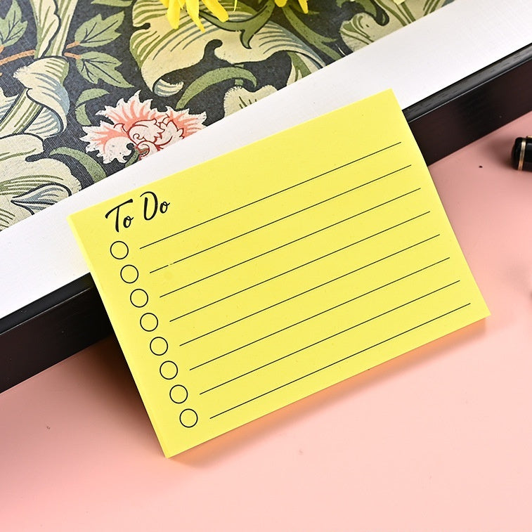 Horizontal Line Sticky Notes, Office Notebook For Correction