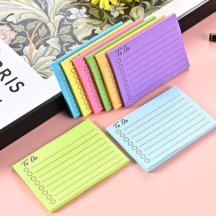 Horizontal Line Sticky Notes, Office Notebook For Correction