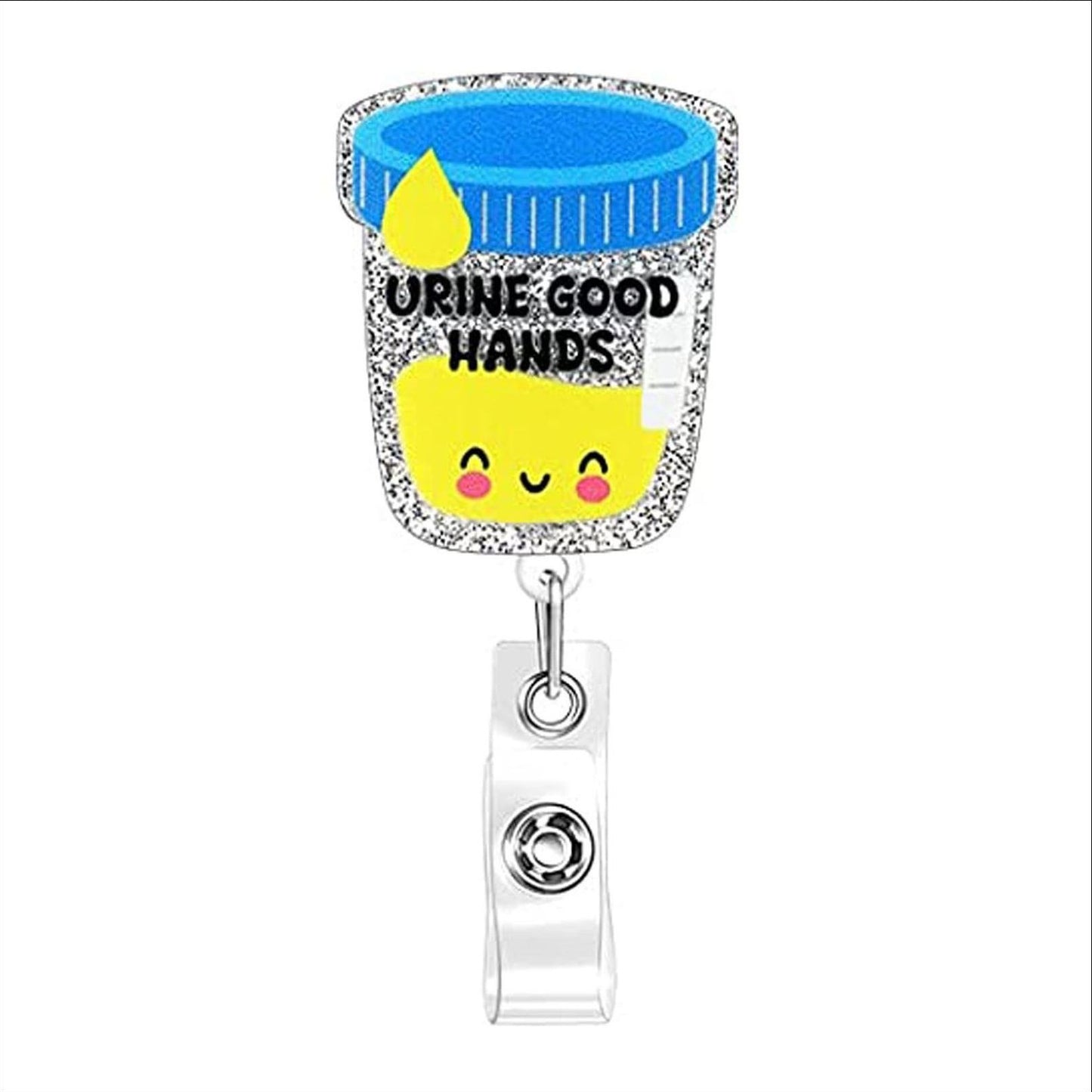 Syringe Brain Rainbow Retractable Rotating Pull Stripping Clip Voucher Buckle