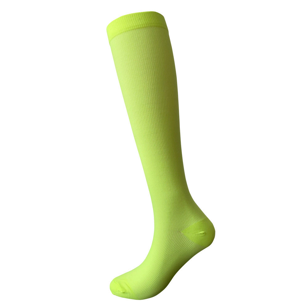Solid Color Sports Compression Stockings Fitness Running Stockings