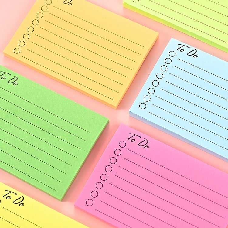 Horizontal Line Sticky Notes, Office Notebook For Correction