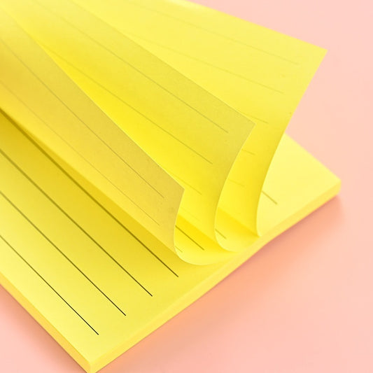 Horizontal Line Sticky Notes, Office Notebook For Correction