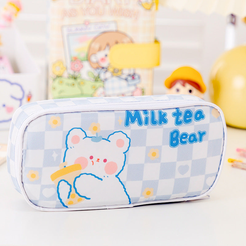 Large Capacity Minimalist Japanese Cute Stationery Bag