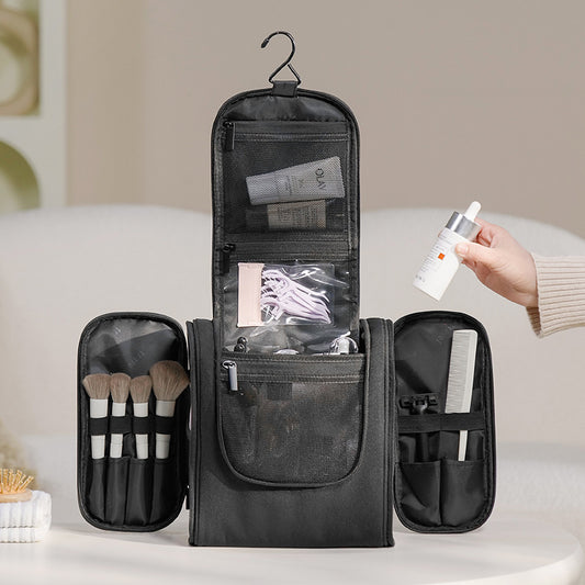 Large Capacity Hook Toiletry Bag Travel Portable