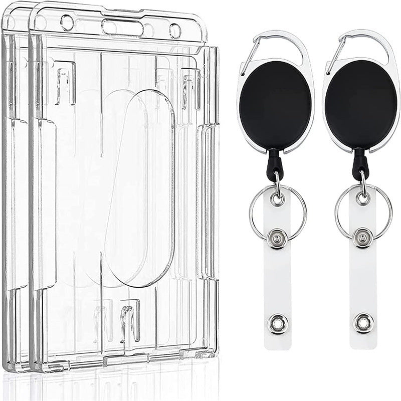 Regular Card Holder Retractable Badge Clip Reel