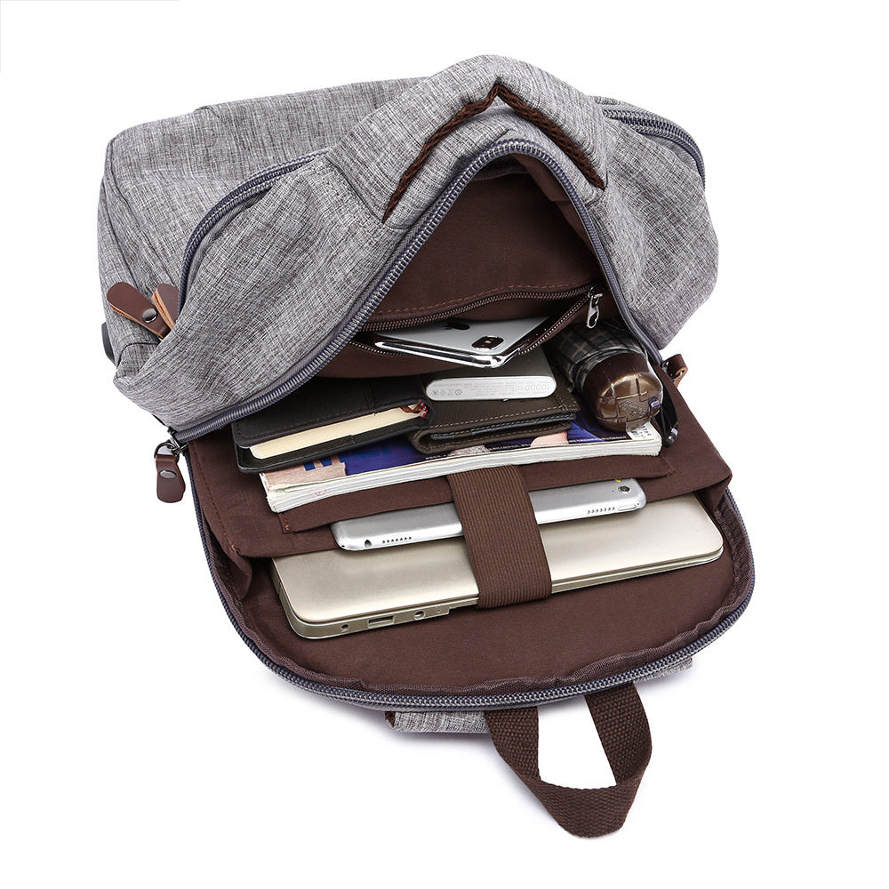 Fashionable Trolley Backpack With Waterproof USB Backpack