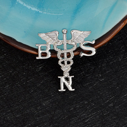 Nurse Angel Wing Alloy Brooch