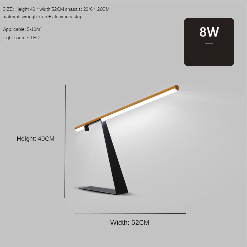 Pole Geometric Lamp Study Table Lamp
