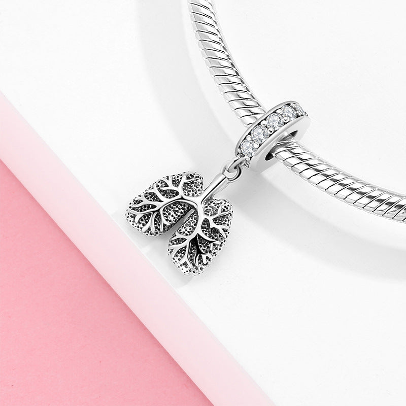 Sterling Silver Anatomy Charm Beads