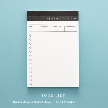 Portable Notepad Schedule Daily Planner