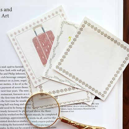 Classic Vintage Border Notes