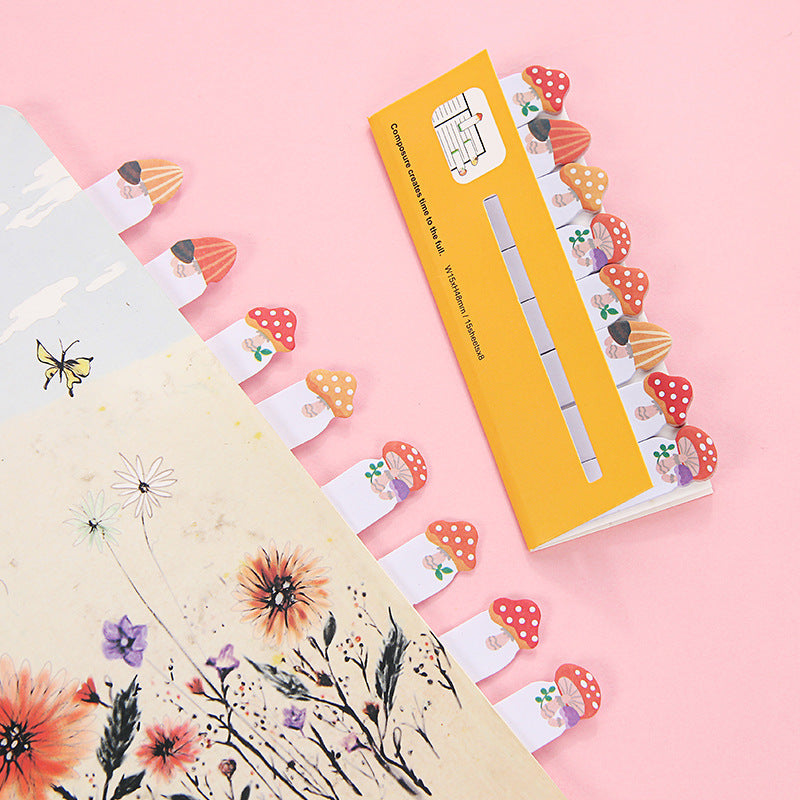 Mini Cartoon Animals Sitting In Rows Times Stickers