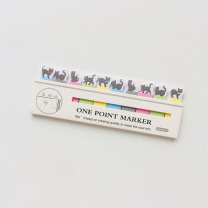 Mini Cartoon Animals Sitting In Rows Times Stickers