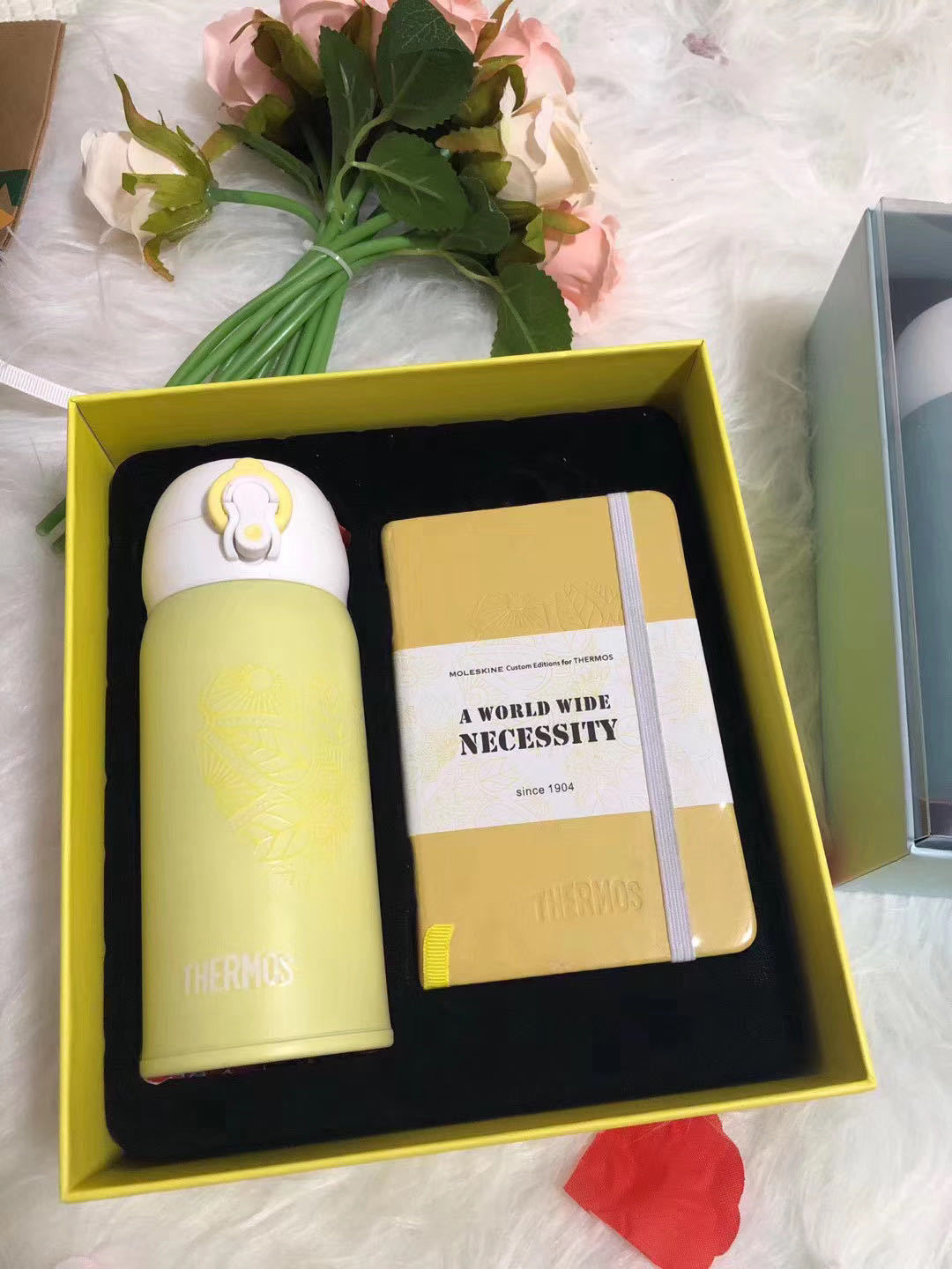 Notebook and Thermos Cup