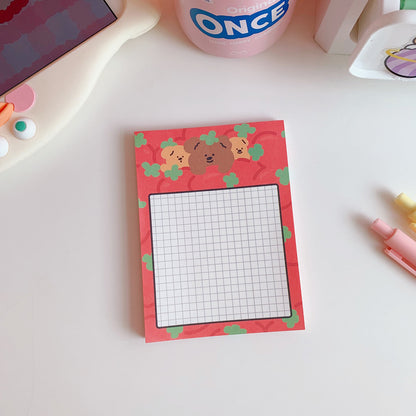 Kawaii Bear Memo Pads Note Paper Daily To Do It Check