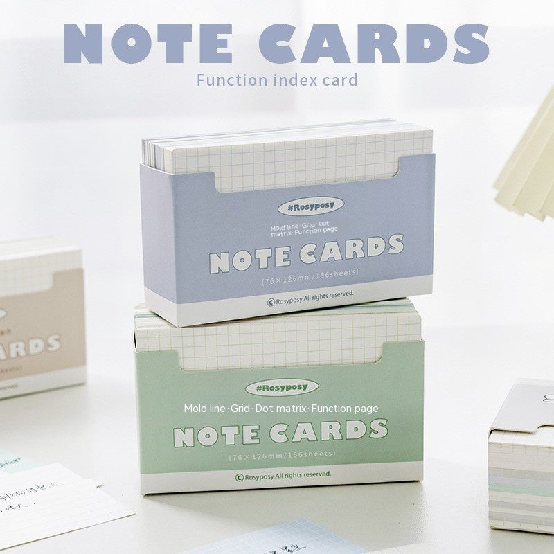 Flashcard Memo Notes Pad