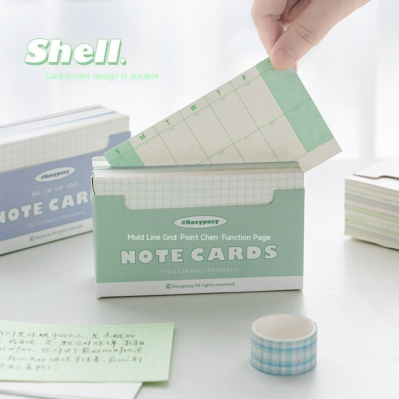 Flashcard Memo Notes Pad