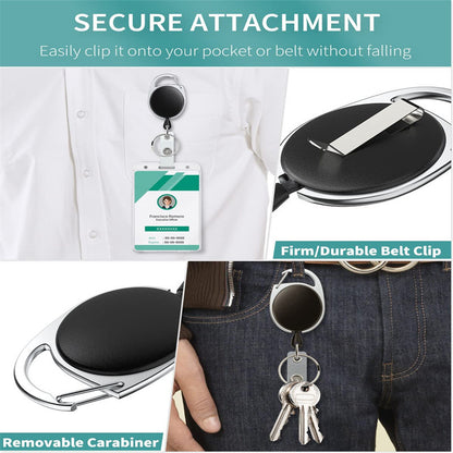 Regular Card Holder Retractable Badge Clip Reel