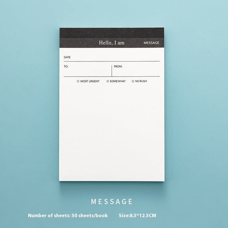 Portable Notepad Schedule Daily Planner