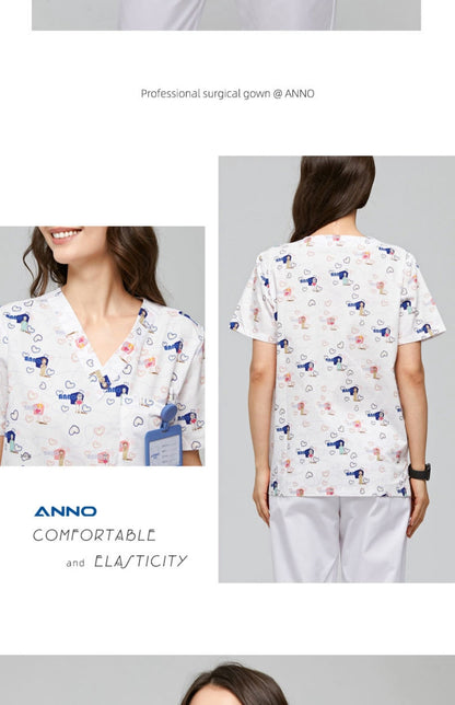 Cotton Printed Scrubs