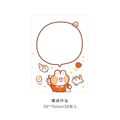 Cute Mengmeng Bunny Notepad