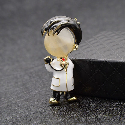 Nurse doctor brooch