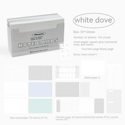 Flashcard Memo Notes Pad