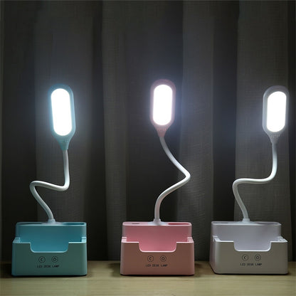 Student Pen Holder Table Lamp USB Charging Lamp