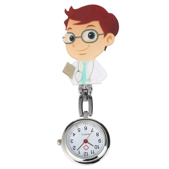 Pocket Watch – Cute Clip-On Timepiece for Medical Heroes