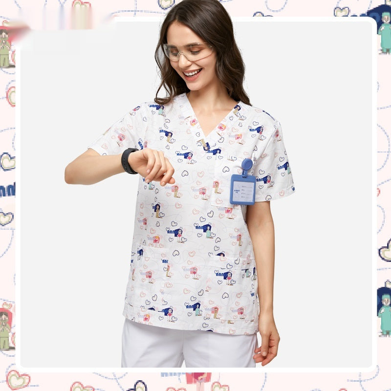 Cotton Printed Scrubs