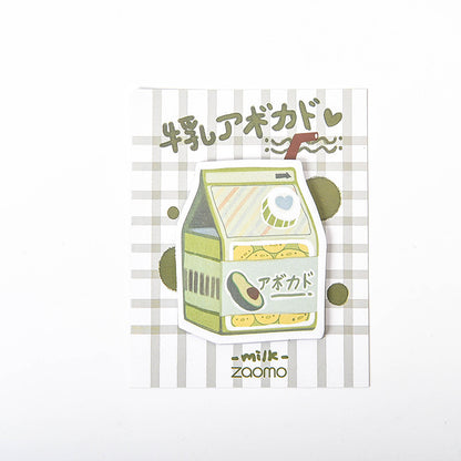 Banana Milk Series Memo Pad Cute Sticky Note