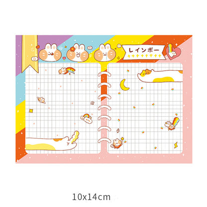 Memo Paper Small Notebook Sticky Notes Creative Cute Cartoon Stationery