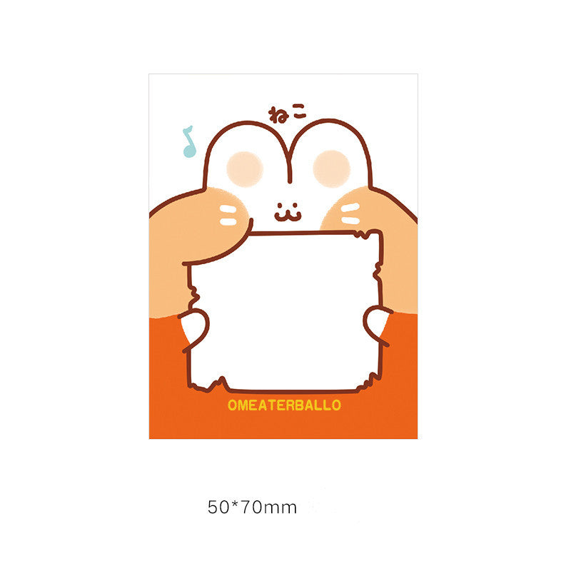 Memo Paper Small Notebook Sticky Notes Creative Cute Cartoon Stationery