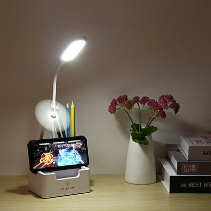 Student Pen Holder Table Lamp USB Charging Lamp