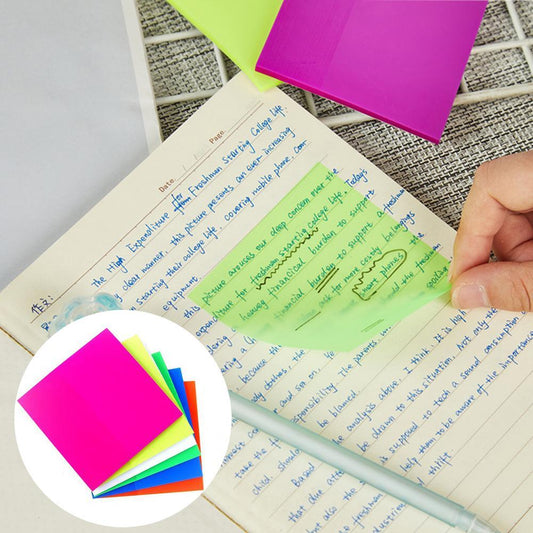 Transparent Post-it Notes, Detachable Sticky Notes