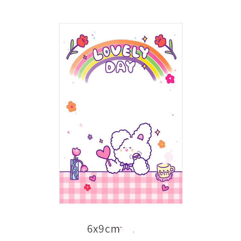 Memo Paper Small Notebook Sticky Notes Creative Cute Cartoon Stationery