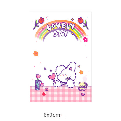 Memo Paper Small Notebook Sticky Notes Creative Cute Cartoon Stationery