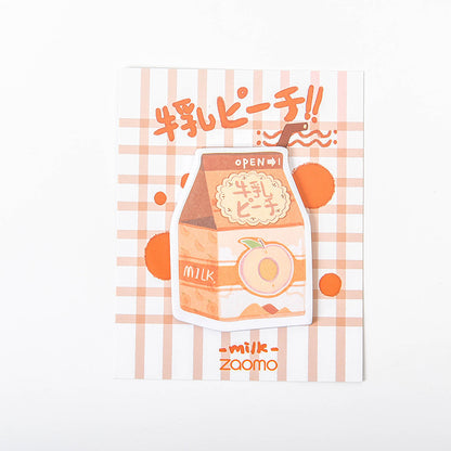 Banana Milk Series Memo Pad Cute Sticky Note