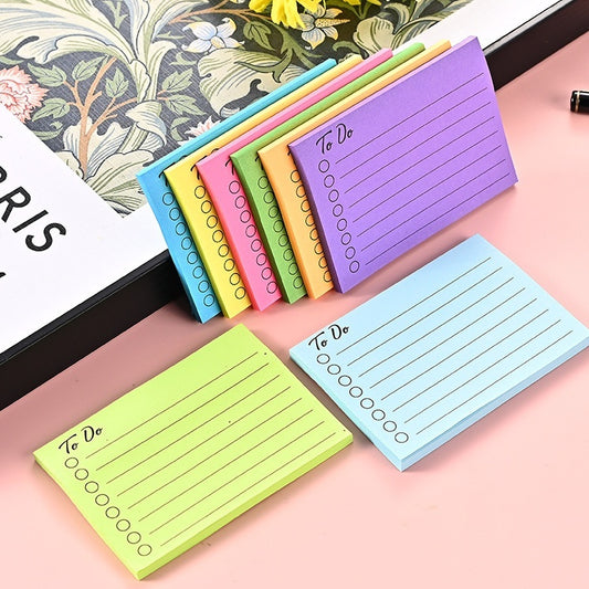 Horizontal Line Sticky Notes, Office Notebook For Correction