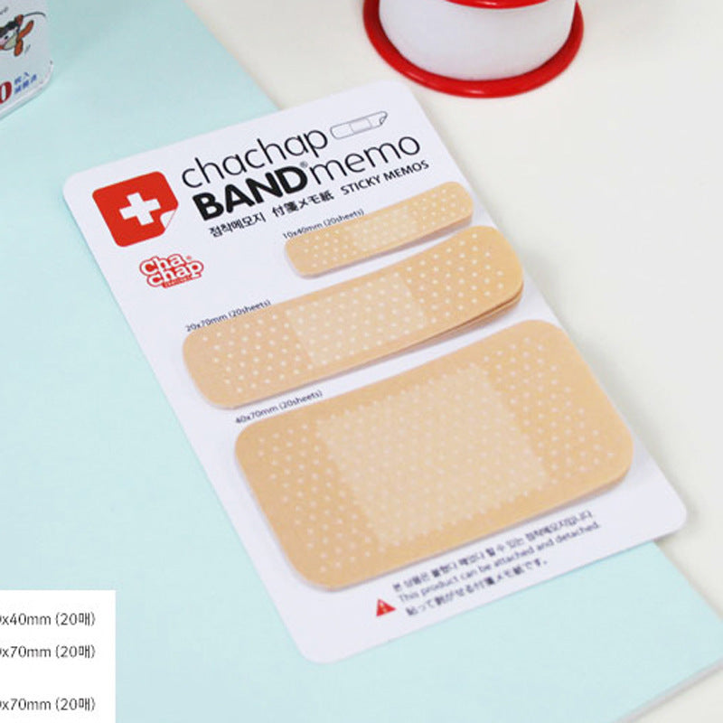 Adhesive Bandage Shape Sticky Notes Memo Note
