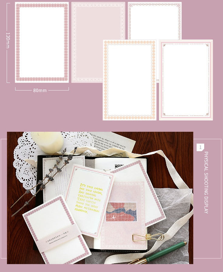 Classic Vintage Border Notes