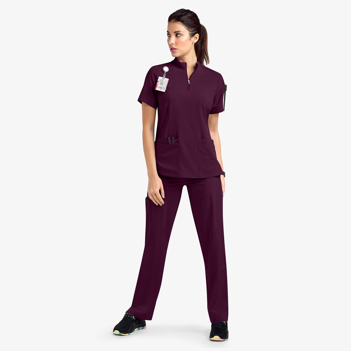 Quick-Dry Surgical Gown – Comfy Stand Collar Medical Work Suit for Busy Heroes