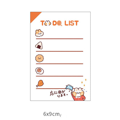 Memo Paper Small Notebook Sticky Notes Creative Cute Cartoon Stationery