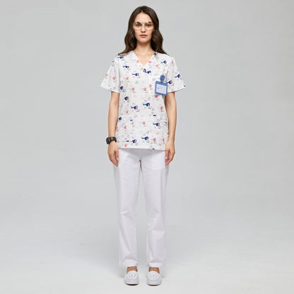 Cotton Printed Scrubs