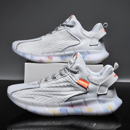 AeroStride Popcorn Sole Sneakers – Lightweight, Breathable Trendsetters for Casual Runs & Daily Style