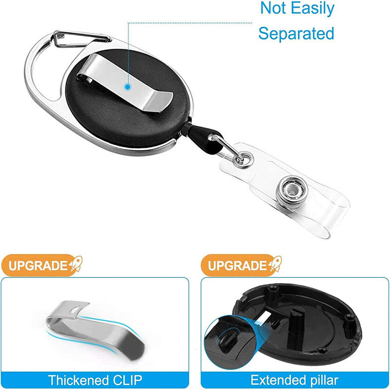 Regular Card Holder Retractable Badge Clip Reel